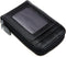 RFID Blocking Genuine Leather Mini Credit Card Case Organizer Compact Wallet with ID Window - Black...