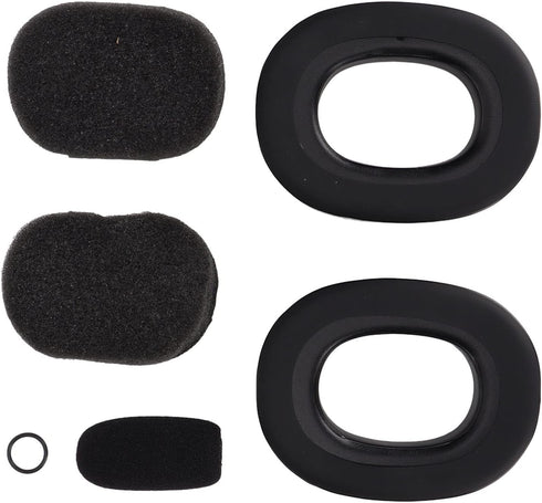 Aviation Pilot Headphones Ear Pads, Replacement Noise Reduction Protective Headset Earmuffs, for David Clark, for Avcomm, for Pilot USA, Soft Sili...