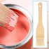 Youyole 2 Pcs Flat Hake Paint Brushes, Hake Brushes Watercolor Glaze Brushes for Pottery, Artist Painting Wash Brushes Set Sheep Hair Bristle Art ...