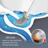 Toilet Brush and Holder Set for Bathroom, Deep-Cleaning Silicone Toilet Bowl Brush with Non-Slip Long Plastic Handle(White)...