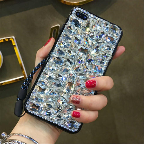 Case for Google Pixel 3XL,Luxury 3D Handmade Sparkle Stunning Stones Crystal Rhinestone Bling Full Diamond Gemstone Glitter Case for Google Pixel ...