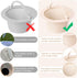 2 Pcs Pool Skimmer Basket with Handle, Leaves Removal Swimming Pool Filter Replacement Basket, Plastic Pool Strainer Basket for Swimming Pools Cle...