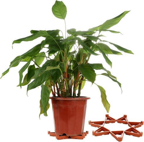 Firlar 24 PCS Plant Pot Toes, Plant Pot Feet Potted Plant Stand, Invisible Flower Pot Lifter Supports for Indoor Outdoor Gardening Plant Container...