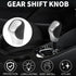 Automatic Manual Gear Shifter Knob for Lexus ES350 | Gearbox Stick Shifter Lever Knob Black Silver Tone Plastic and Punched Faux Leather 1 Pcs...