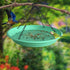 Large Hanging Bird Feeder Tray, Platform Seed Tray for Bird Feeders, Outdoor Garden Decoration for Backyard Attracting Wild Birds - Green...