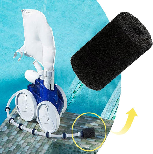 12 Packs High Density Pool Hose Tail Scrubbers Repacment Compatible with Polaris Pool Cleaner, Fits for Polaris 180 280 360 380, 3900 Sweep Pool C...