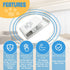 Dog Pee Pad Holder-Securely Holds Training Pads Indoor Potty Training-Ideal for Leg-Lifting Puppies-White(4 Pack)...