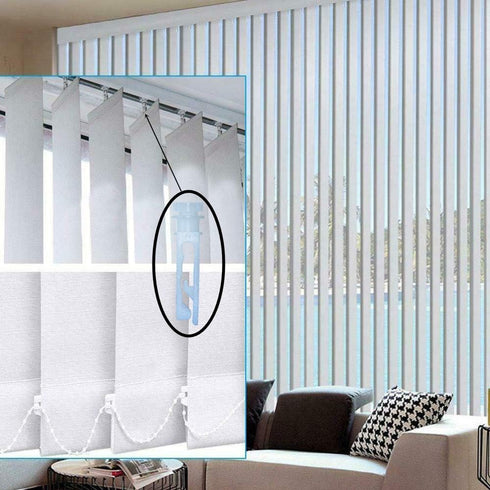 The Stem 10Pack for Vanes Carrier of 3-1/2" or 5" Vertical Blinds Components Used for Iron Headrail of Vertical Blinds Accessories...