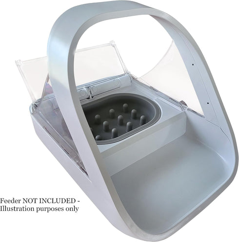 Slow Feeder Bowl Compatible with Sureflap Surefeed Feeders - BPA Free & Dishwasher Safe Silicone Slow Feeder Bowl for Small & Med Breed, Non-Slip ...