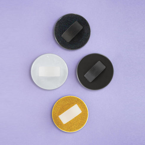Sonix Magnetic Phone Grip, Removable Silicone Ring Loop Holder | Compatible with MagSafe | Glitter - Gold...
