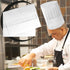 BIGNC 12 Pack Disposable 9" Paper Chef Tall Hat for Food Restaurants, Home Kitchen, School, Classes, Catering Equipment or Birthday Party White...