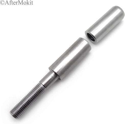AfterMokit Replacement Mirror Risers Height Extension Steel Adapters for Harley Davidson 1994 and Up Rear View Side Mirror Mount Extenders UNF 5/1...