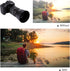 Reversible Lens Hood Shade Protector for Canon EF 75-300mm f/4-5.6 III USM & EF-S 55-250mm f/4-5.6 is II Lens Replaces ET-60 On Canon EOS 5D Mark ...