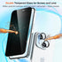 [2+3 Pack Privacy Screen Protector for iPhone 15 with Camera Lens Protector, Anti-Scratch, Bubble Free, Easy to Install, Case Friendly, Tempered G...