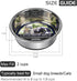 Grehge Steel Anti-Slip Dog Bowls,Non-Slip Stainless Steel Pet Bowl with Foot Mat - Perfect for Mess-Free Mealtime,Quiet Pet Bowls for Cats and Dog...