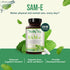 Healthy Way 500mg SAM-e Supplement - High Strength 500mg S-Adenosyl-L-Methionine Capsules for Joint Brain Liver and Mood Support - Non-GMO High Ab...