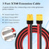 2PCS XT60 Extension Cable 10AWG 3FT XT60 to XT60 Cable with Male to Female Connector for Portable Power Station Solar Panel RC Battery...