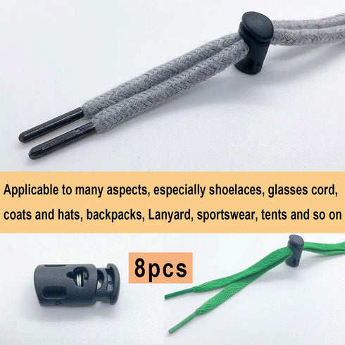 Luckkyme 30Pack Replacement Drawstrings Drawcords 3 Pieces Easy Drawstring Threader Replacement Tool with 8 Pieces Cord Locks...