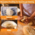 200PCS Bowl Covers for Bread Proofing, Reusable Elastic Sourdough Bread Baking Cover, Plastic Bowl Covers for Bread Rising, Stretchable Plastic Wr...