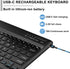 SENGBIRCH Bluetooth Keyboard for iPad Pro (13-inch, 12.9 inch), iPad Air 13-inch, Samsung Galaxy Tablet, Xiaomi, Wireless QWERTY Layout, USB-C Rec...