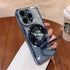 Fycyko Magnetic Case for iPhone 13 Pro Max with Holder Stand,Rhinestone Glitter Plated Bling Luxury Phone Case?Compatible with MagSafe? Shockproof...