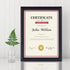 PETAFLOP 8.5x11 Certificate Frame, Black Picture Diploma Degree Document Frames with Real Glass Front, Wall or Tabletop Vertically or Horizontally...