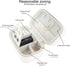 Small Jewelry Travel Case for Women & Girls Mini Leather Jewelry Box Is Portable Jewelry Case Travel For Fine Jewelry, White Travel Jewelry Case O...