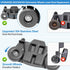 Upgraded W10195416V W10195416 Dishwasher Wheels Lower Rack for Kitchenaid Dishwasher Rack Wheels Whirlpool Maytag Kenmore Dishwasher Rack Parts AP...