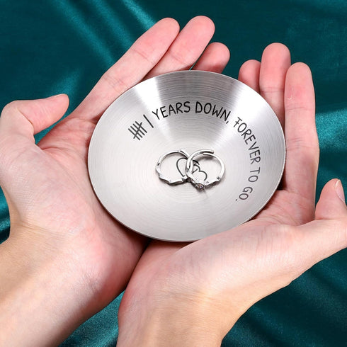 6th Anniversary Iron Gifts for Her Him 6 Year Wedding Anniversary Iron Gifts for Women Men Couples 6 Year Anniversary Decorations Wife Husband 4" ...