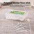 Voraiya 100 Count Floss Picks Unflavored, Tooth Picks Flossers with 2 Travel Handy Cases, Fight Tooth Decay and Keep Your Teeth Clean, Floss Stick...