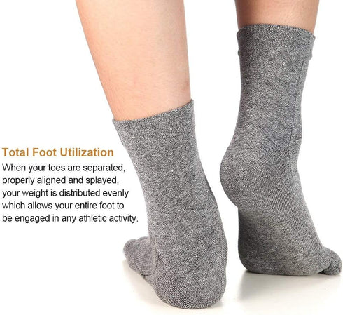 Meaiguo Women's Toe socks For Running Five Finger Socks With Cotton Athletic...