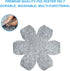 Pot and Pan Protectors, 6 Pack Pan Protectors in 3 Sizes, Pot Separator for Stacking, Anti-Slip Pan/Pot Dividers to Avoid Stratching or Marring, P...