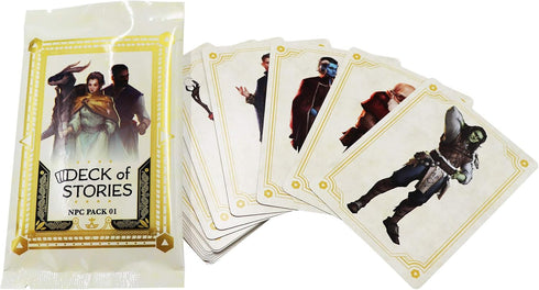 DUNGEON CRAFT Deck of Stories: NPC Booster 1 Board Game - 18 Fantasy Tabletop Role Playing Game RPG Storytelling Cards - Dungeon Master Accessorie...