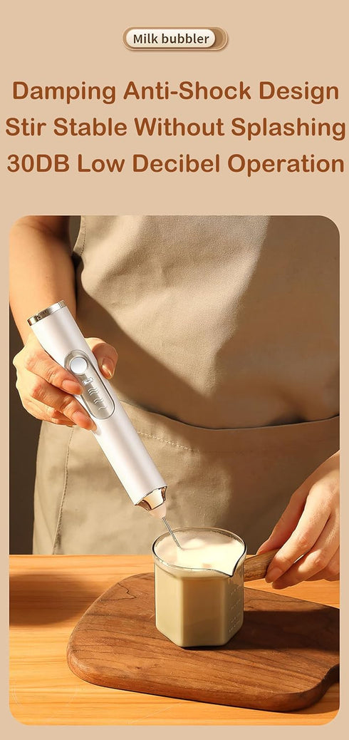Coffee Mixer?Coffee Stirrer?Coffee Blender?Multi-Functional Electric Milk Foam Maker?Mini Hand-Held Whisk For Home Use?Cream Beater?USB Rechargeab...