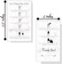 Press-On Nail Application Instructions Cards | 50 Pack | 2x3.5" inch Business Card Size | DIY Press-On Nail Kit | Marble with Rosey Gold Design...