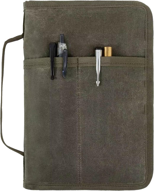 Field Notes Notebook Cover for 6.7 X 9.8 Inch with A5 Journal Cover Notebook Zipper Pocket Planner for Pen Holder,Water Resistant Cover Notebooks ...