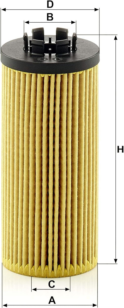 MANN-FILTER HU 6012 Z KIT Cartridge Oil Filter...