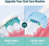 Cagu Three-Sided Toothbrush Heads with Tongue Brush Compatible with Philips Sonicare Replacement Brush Head, U-Shaped Brush Head Fits All Philips ...