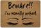 Welcome Funny Door Mat Personalized Doormat with Anti-Slip Rubber Back (23.6 X 15.7 inch) Prank Gift Home Decor Area Rugs for The Entrance Way Ind...