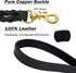 Guiding Star Leather Dog Leash 6ft, Dog Leashes for Large Dogs Heavy Duty, Soft Durable Braided Handmade Leather Training Leash for Large & Medium...