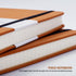 Lemome Thick Classic Notebook with Pen Loop A5 College Ruled Hardcover Writing Notebook with Pocket + Page Dividers Gifts, Banded, Large, 180 Page...