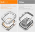 Surace 2 in 1 Waterproof Bling Case Compatible for Apple Watch Series 9 8 7 45mm, Over 100 Crystal Diamonds with Screen Protector, Front & Back Fu...