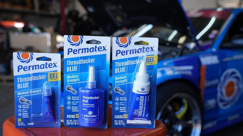 Permatex 24240 Threadlocker Blue Medium Strength,Thread Lock & Screw Glue for Bolts Nuts & Fasteners to Prevent Loosening & Corrosion, Removable w...