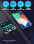 Acuvar Fully Wireless Bluetooth 5.0 Rechargeable IPX7 Waterproof Earbud Headphones with Microphone 100+ Hrs Playtime Case, Powerful Surround Stere...