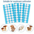 Synthetic Filter Paper Stickers 96 Pcs 20 mm 0.25 µm Filter Disc Mushroom Applied Under Wide Mouth Jar Lid for Mushroom Cultivation...