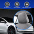 2 PCS Car Seat Headrest Cover, Elastic Full-Surrounding Simple Dust Cover, Breathable Non-Disposable Cleanable Reusable Headrest Anti-Scratch Prot...