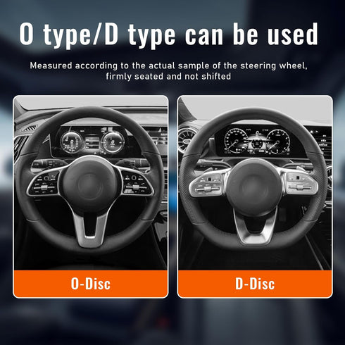 Steering Wheel Cover, Car Carbon Fiber Steering Wheel Cover, Anti-Slip Car Wheel Cover Protector for Man and Women, Auto Interior Accessories Univ...