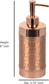 nu steel HSC6H Nu steel Hudson Copper Stainless Steel Refillable Liquid Soap Dispenser Pump Bottle for Bathroom Vanity Countertop, Kitchen Sink - ...