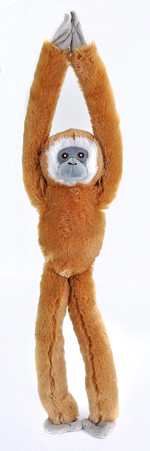 Wild Republic Ecokins Hanging Gibbon, Stuffed Animal, 22 inches, Gift for Kids, Plush Toy, Made from Spun Recycled Water Bottles, Eco Friendly, Ch...