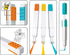 IQ LEGO Stationery 3 Pack Highlighter Markers with 4x2 Building Bricks - Yellow, Orange, Blue...